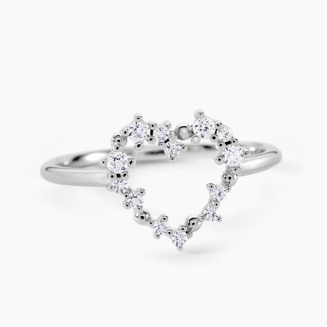 Bague Lovella Argent Blanc Oxyde De Zirconium - Bijoux fantaisie Femme | Marc Orian