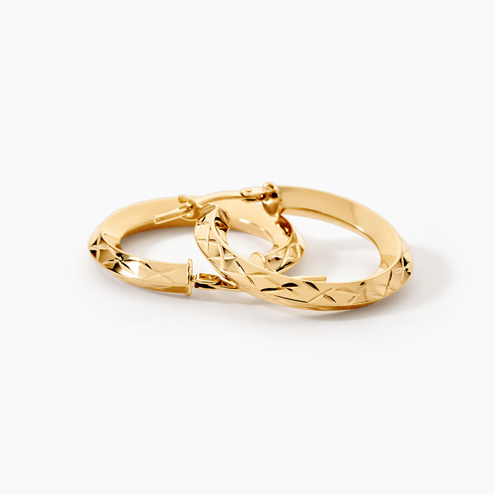 Cr&eacute;oles Roxanna Or Jaune - Cr&eacute;oles Femme | Marc Orian