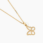 Pendentif Jaima Papillon Diamante Or Jaune - Pendentifs Famille | Marc Orian
