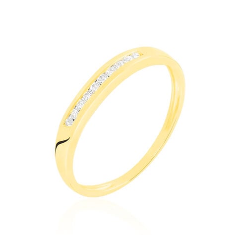 Alliance Hippolyne Or Jaune Diamant - Alliances avec pierres Femme | Marc Orian