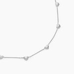 Collier C&oelig;ur D'amour Argent Blanc - Colliers fantaisie Femme | Marc Orian