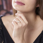 Bague Loeva Or Jaune Perle De Culture Et Oxyde De Zirconium - Bagues vintage Femme | Marc Orian