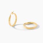 Cr&eacute;oles Cody Argent Dor&eacute; A L'Or 750/1000 - Cr&eacute;oles Femme | Marc Orian