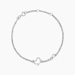 Bracelet Louise Or Blanc Diamant - Bracelets cha&icirc;nes Femme | Marc Orian