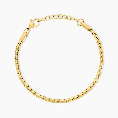 Bracelet Sloane Acier Jaune - Bracelets cha&icirc;nes Femme | Marc Orian