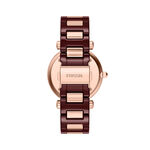 Montre Fossil Carlie 38 Bordeaux - Montres &eacute;tanches Femme | Marc Orian