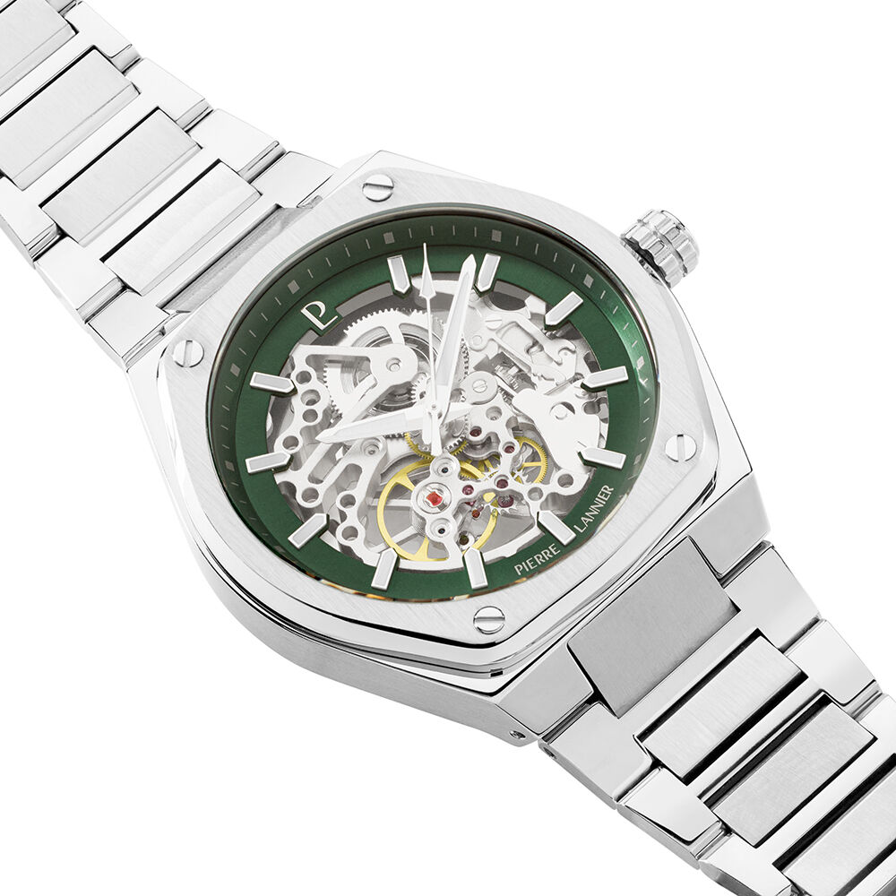 Montre Pierre Lannier Automatic Vert - Montres automatiques Homme | Marc Orian