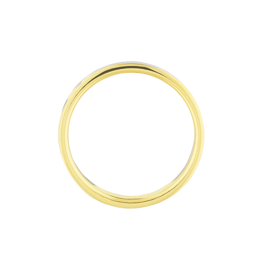 Alliance Ilki Ruban Or Bicolore - Alliances duo Unisex | Marc Orian