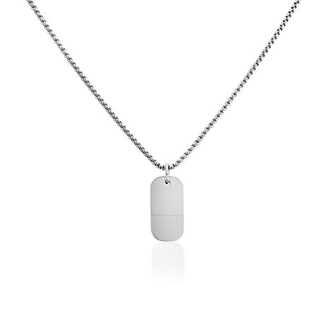 Colliers Phebus Him Acier Blanc - Colliers fantaisie Homme | Marc Orian