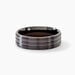 Bague Rico Acier Noir - Bijoux fantaisie Homme | Marc Orian