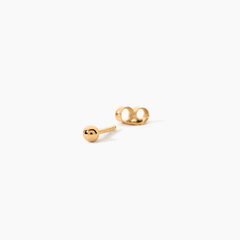 Boucles D'Oreilles Puces Tahlia Plaqu&eacute; Or Jaune - Puces Femme | Marc Orian