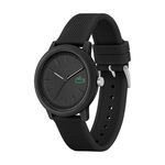 Montre Lacoste 12.12 Noir - Montres &eacute;tanches Homme | Marc Orian