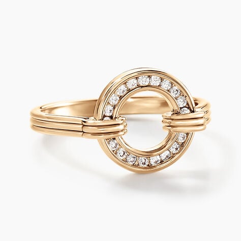 Bague Nelsie Plaqué Or Doré Oxyde De Zirconium - Bagues avec pierre Femme | Marc Orian