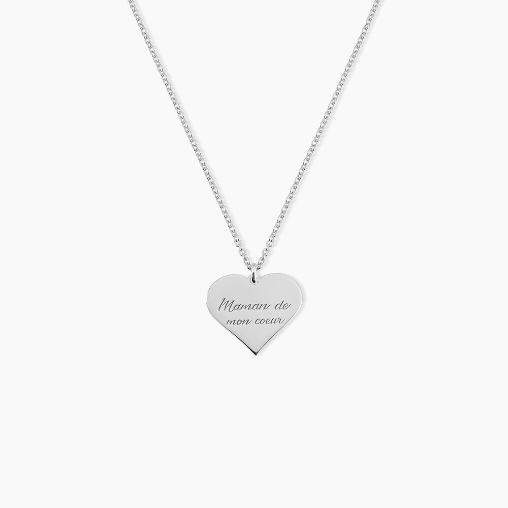 Collier Argent Blanc Francino - Colliers fantaisie Femme | Marc Orian