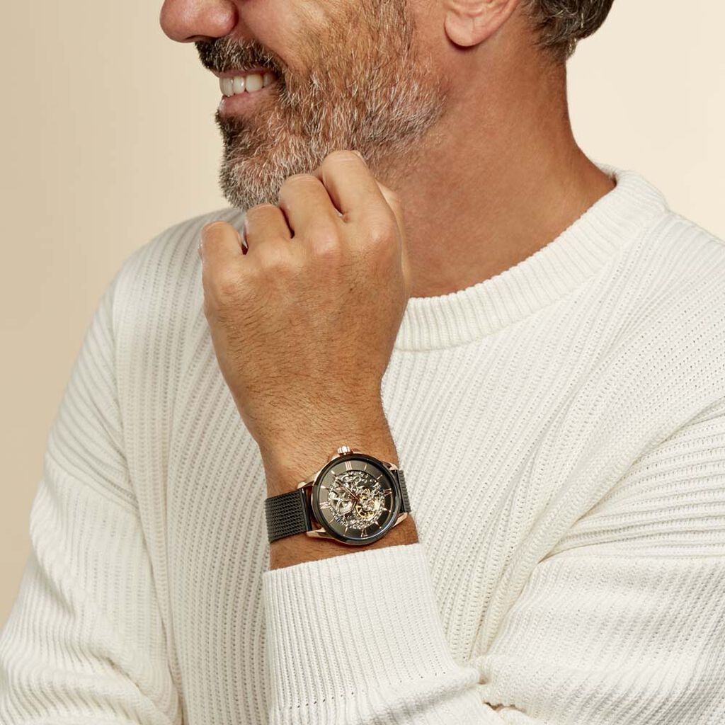 Montre Montignac S Automatique Noir - Montres automatique Homme | Marc Orian