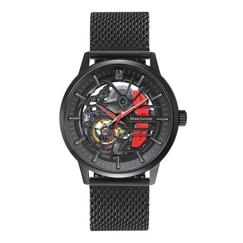 Montre Pierre Lannier Paddock Noir - Montres automatique Homme | Marc Orian