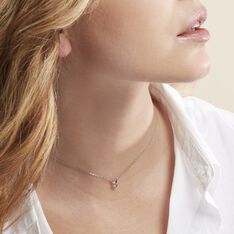 Collier Fedya Argent Blanc - Sélection Bohème Femme | Marc Orian