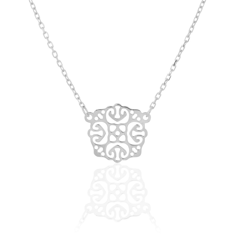 Collier Yizee Argent Blanc -  Femme | Marc Orian