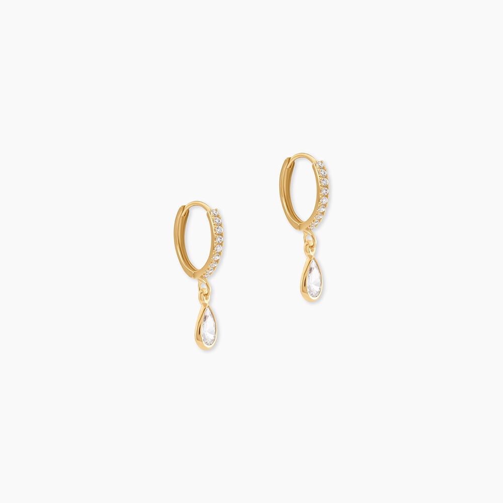 Cr&eacute;oles Or Jaune Arielle Oxyde De Zirconium - Cr&eacute;oles Femme | Marc Orian