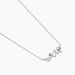 Collier Cora Argent Blanc Oxyde De Zirconium - Colliers avec pierres Femme | Marc Orian