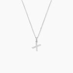 Pendentif Ionia Lettre Or Blanc - Pendentifs Famille | Marc Orian