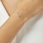 Bracelet Marnie Or Blanc Diamant - Bracelets cha&icirc;nes Femme | Marc Orian