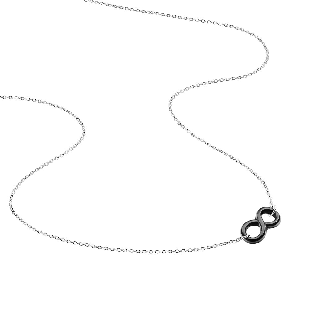 Collier Alicia Argent Blanc Céramique - Colliers avec pierres Femme | Marc Orian