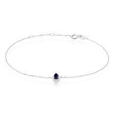 Bracelet Juliettina Or Blanc Saphir Et Diamant - Bracelets chaînes Femme | Marc Orian