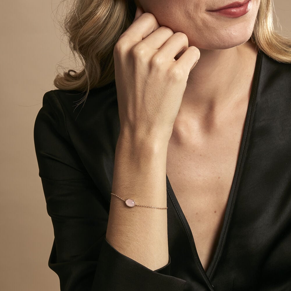 Bracelet Phileas Plaqu&eacute; Or Jaune Quartz - Bracelets fantaisie Femme | Marc Orian