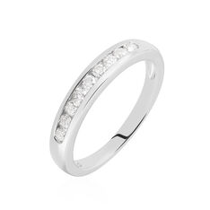Alliance Giulia Or Blanc Diamant - Alliances Femme | Marc Orian