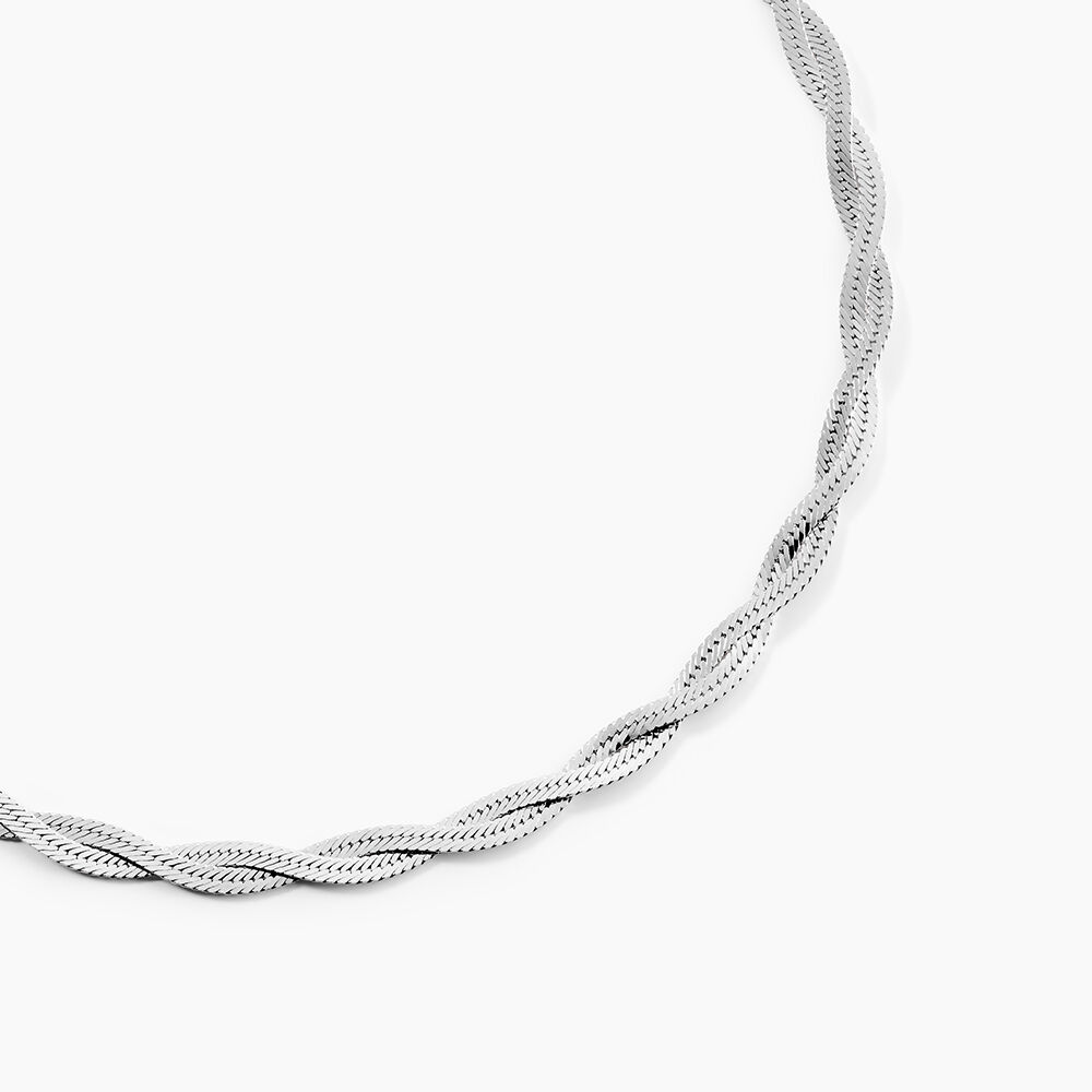 Collier Arkady Argent Blanc - Colliers fantaisie Femme | Marc Orian