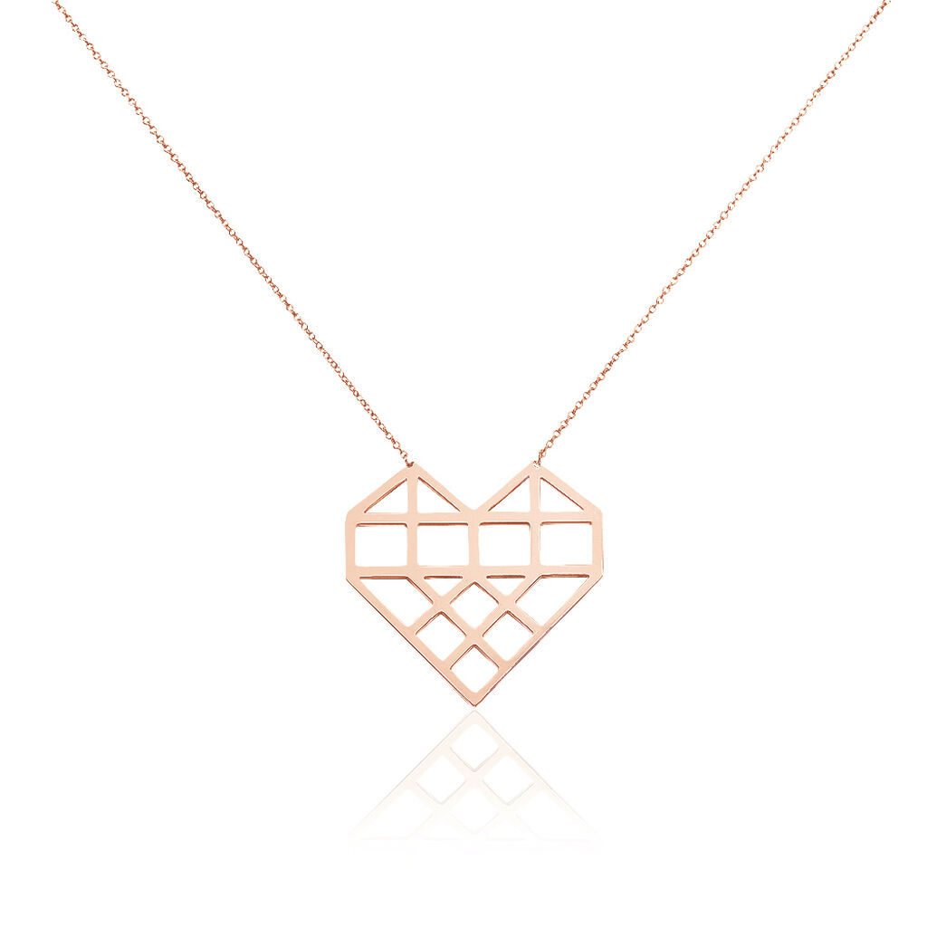 Collier Angeles Acier Rose - Sautoirs Femme | Marc Orian