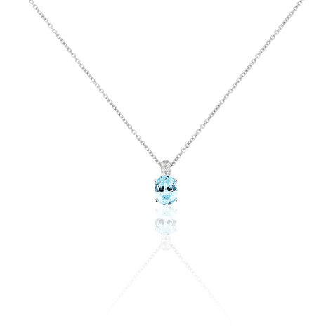 Collier Josefa Argent Blanc Oxyde De Zirconium - Colliers avec pierres Femme | Marc Orian
