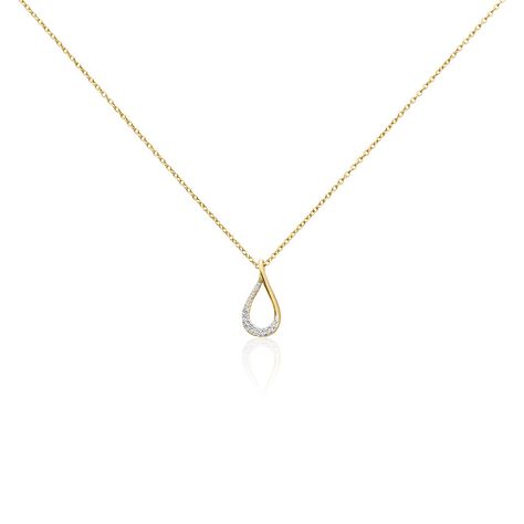 Collier Plaqu&eacute; Or Joost Oxydes De Zirconium - Colliers avec pierres Femme | Marc Orian