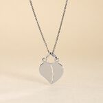 Pendentif Eudocie Or Blanc - Bijoux personnalis&eacute;s Famille | Marc Orian