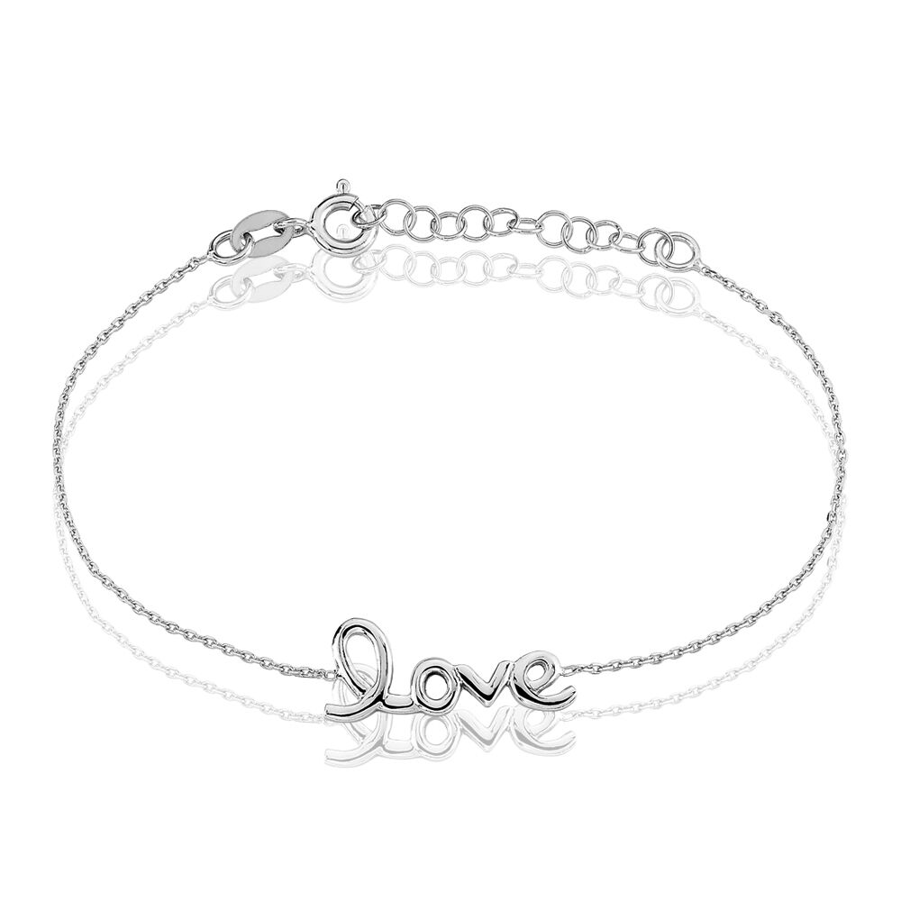 Bracelet Lydie Argent Blanc - Bracelets chaînes Femme | Marc Orian