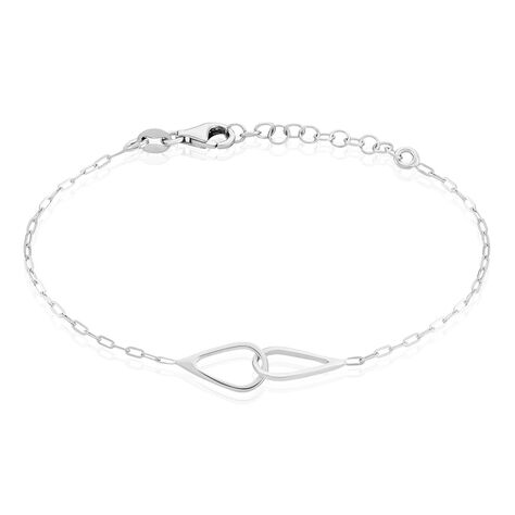 Bracelet Les Inseparables Argent Blanc - Bracelets Anneaux Entrelaces Femme | Marc Orian