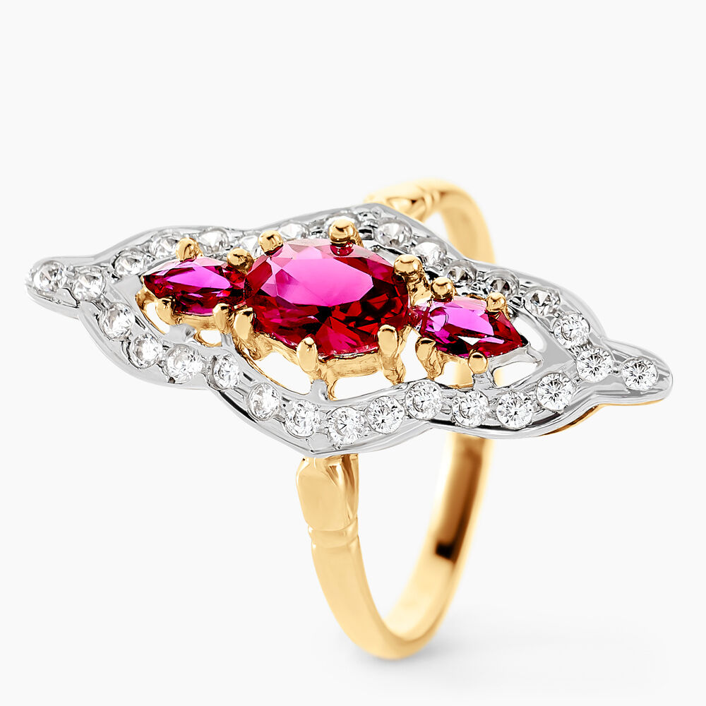 Bague Marchionessa Or Jaune Oxyde De Zirconium - Solitaires Femme | Marc Orian