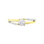 Bague Or Jaune Josane Diamants - Parures de mariage Femme | Marc Orian