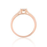 Bague Celia Or Rose Diamant - Bagues pierres pr&eacute;cieuses Femme | Marc Orian