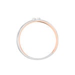 Bague Tonnia Or Bicolore Diamant - Bagues pierres pr&eacute;cieuses Femme | Marc Orian