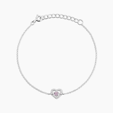 Bracelet Carren Argent Blanc Oxyde De Zirconium - Bracelets fantaisie Femme | Marc Orian