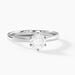 Bague Athena Platine Blanc Diamant - Solitaires Femme | Marc Orian