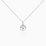 Collier Veva Argent Blanc Oxyde De Zirconium - Colliers avec pierres Femme | Marc Orian