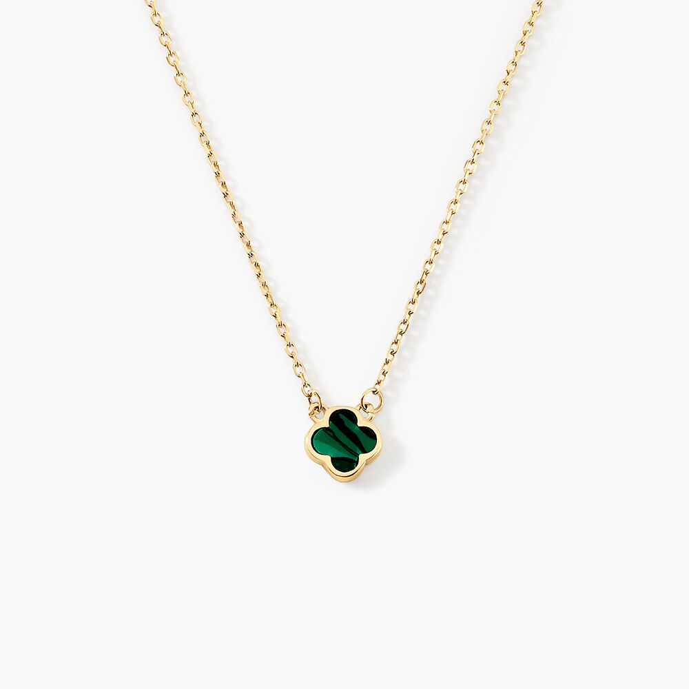 Collier Stellya Or Jaune Malachite - Colliers avec pierres Femme | Marc Orian
