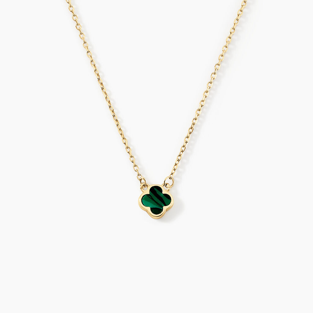 Collier Stellya Or Jaune Malachite - Colliers avec pierres Femme | Marc Orian