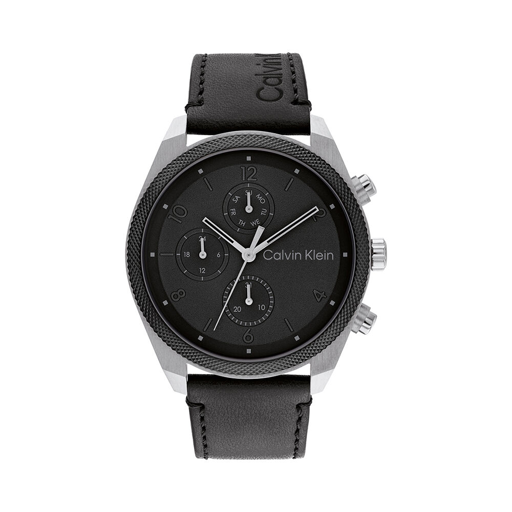 Montre Calvin Klein Impact Multifonctions Noir - Montres &eacute;tanches Homme | Marc Orian