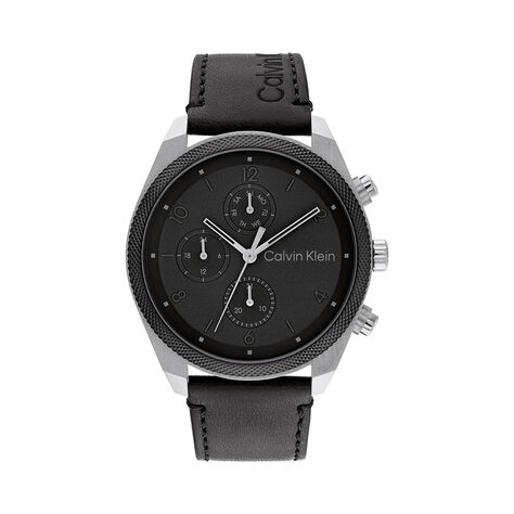 Montre Calvin Klein Impact Multifonctions Noir - Montres &eacute;tanches Homme | Marc Orian