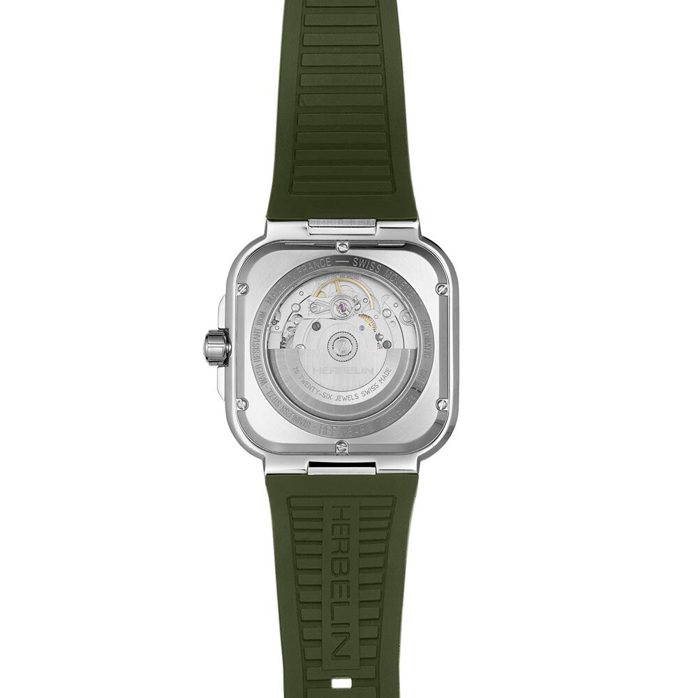 Montre Herbelin Cap Camarat Square Kaki - Montres automatiques Homme | Marc Orian