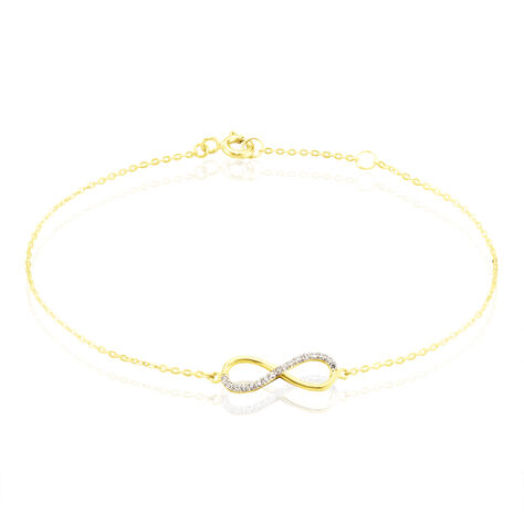 Bracelet Frankiska Or Jaune Oxyde De Zirconium - Bracelets chaînes Femme | Marc Orian